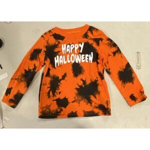 Way To Celebrate Halloween “Happy Halloween” Toddler 4T Halloween Top Orange